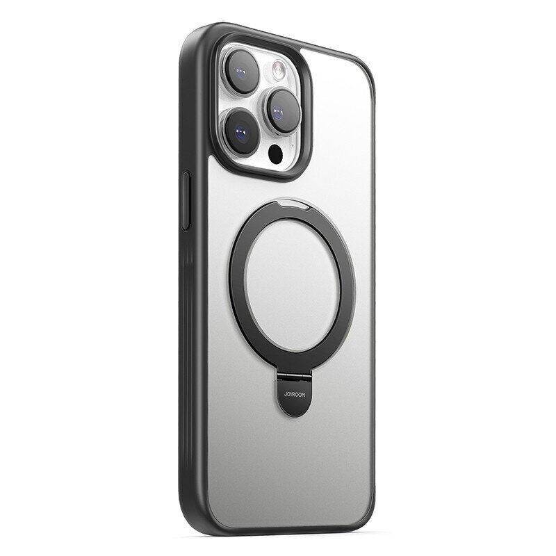 Kotelo Joyroom JR-BP004 Magnetic Protective Phone Kotelo With Holder Apple iPhone 15 musta hinta ja tiedot | Puhelimen kuoret ja kotelot | hobbyhall.fi