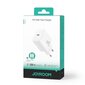 Charger Joyroom JR-TCF06 USB-C PD20W + USB-C to USB-C 1.0m cable white hinta ja tiedot | Puhelimen laturit | hobbyhall.fi