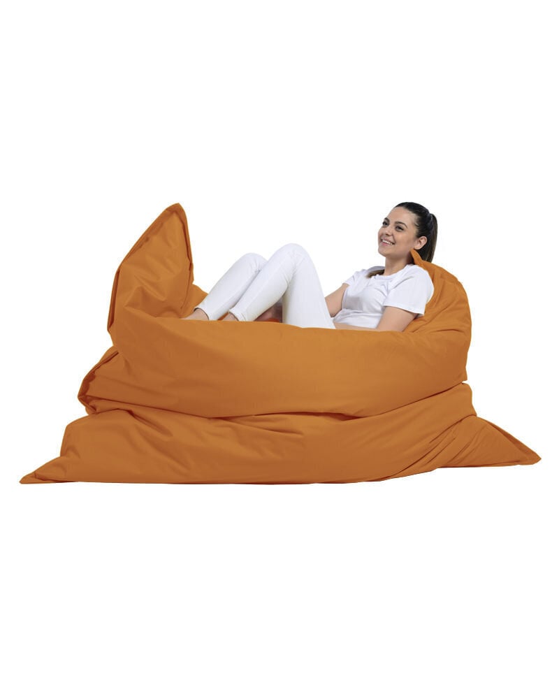 Säkkituoli Giant Cushion, oranssi hinta ja tiedot | Säkkituolit, rahit ja penkit | hobbyhall.fi