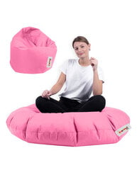 Säkkituoli Iyzi 100 Cushion Pouf, vaaleanpunainen hinta ja tiedot | Säkkituolit, rahit ja penkit | hobbyhall.fi