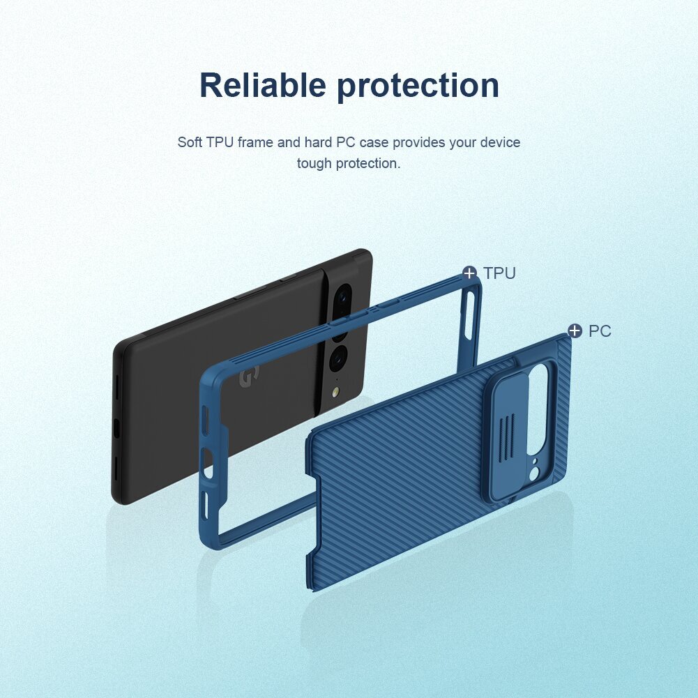 Case Nillkin CamShield Pro Google Pixel 7 Pro 5G black hinta ja tiedot | Puhelimen kuoret ja kotelot | hobbyhall.fi