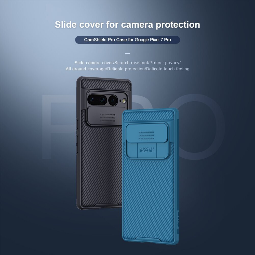 Case Nillkin CamShield Pro Google Pixel 7 Pro 5G black hinta ja tiedot | Puhelimen kuoret ja kotelot | hobbyhall.fi