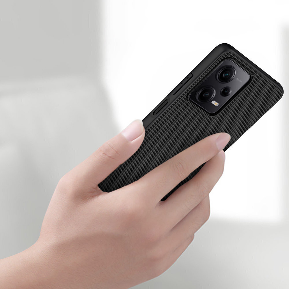 Case Nillkin Textured Case Xiaomi Redmi Note 12 Pro 5G/Poco X5 Pro 5G black hinta ja tiedot | Puhelimen kuoret ja kotelot | hobbyhall.fi