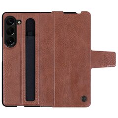 Case Nillkin Aoge Leather Case Samsung F946 Z Fold5 5G brown hinta ja tiedot | Nillkin Matkapuhelimet ja tarvikkeet | hobbyhall.fi