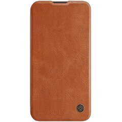 Case Nillkin Qin Pro Leather Samsung S711 S23 FE brown hinta ja tiedot | Puhelimen kuoret ja kotelot | hobbyhall.fi