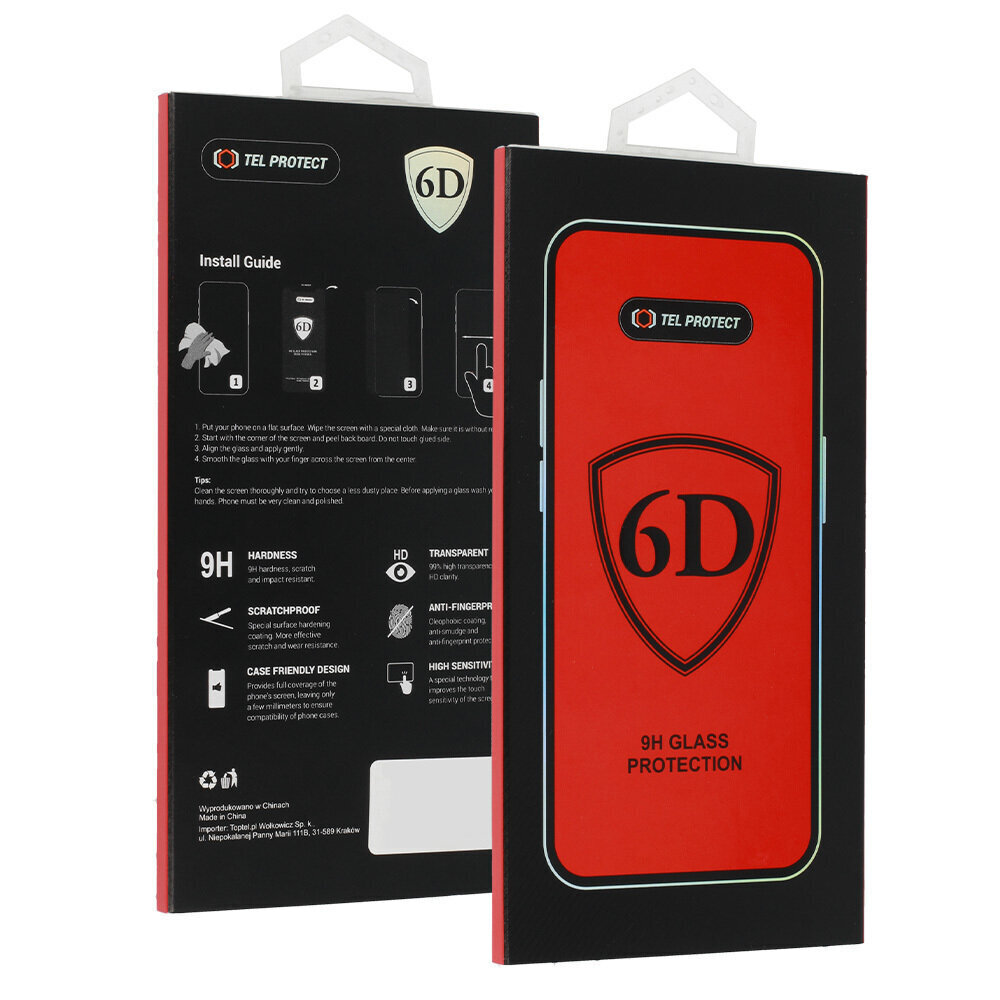 Tempered glass 6D Samsung S921 S24 black hinta ja tiedot | Näytönsuojakalvot ja -lasit | hobbyhall.fi