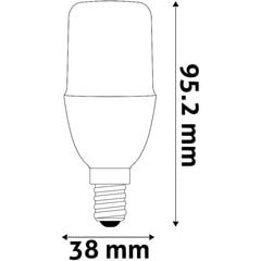 LED-lamppu Avide 7W T37 E14 6400K hinta ja tiedot | Lamput | hobbyhall.fi