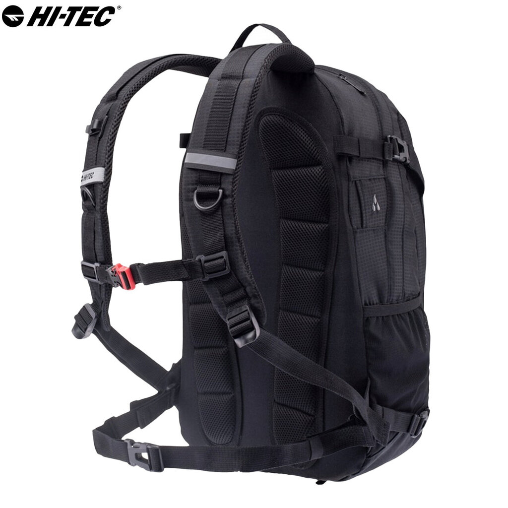 Hitec Trek Reppu 25L, musta-punainen hinta ja tiedot | Urheilukassit ja reput | hobbyhall.fi