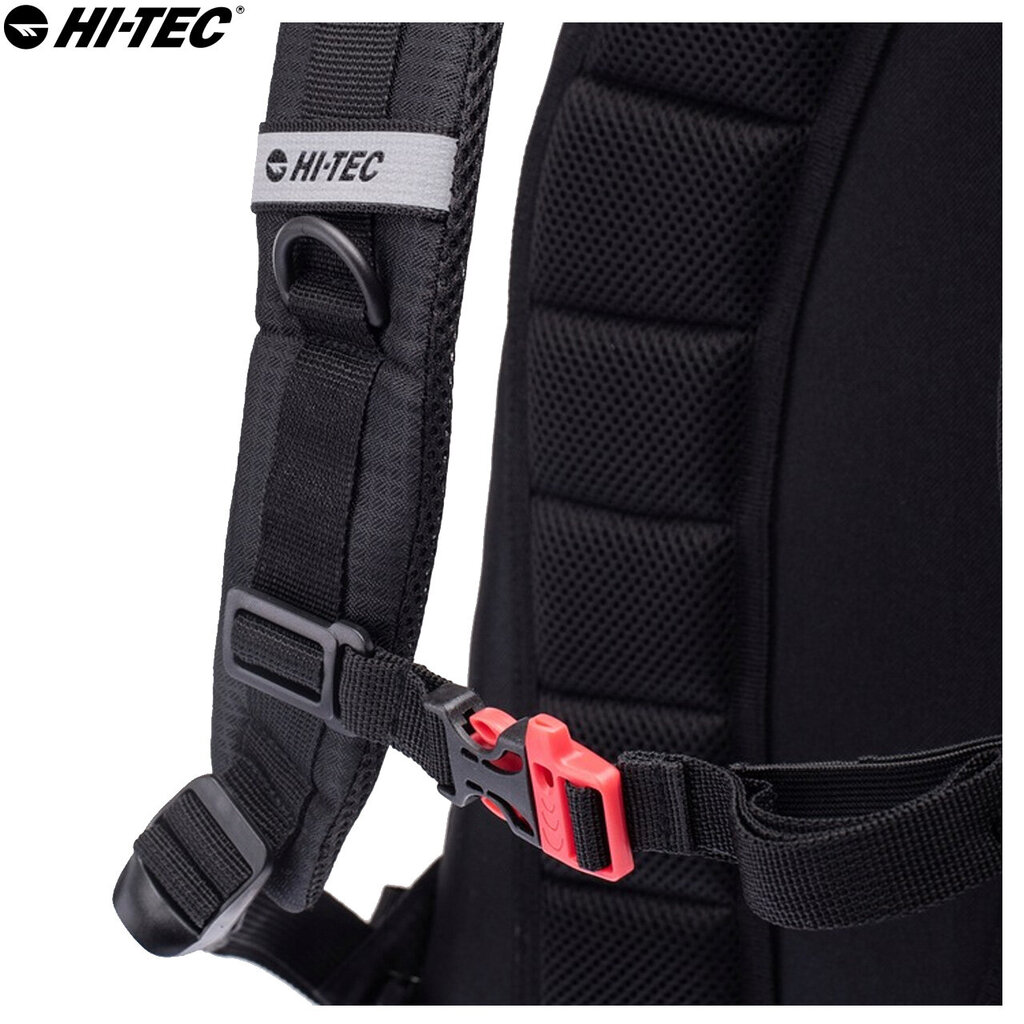 Hitec Trek Reppu 25L, musta-punainen hinta ja tiedot | Urheilukassit ja reput | hobbyhall.fi