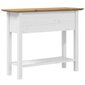 vidaXL Konsolipöytä BODO ruskea 90x34,5x73 cm täysi mänty hinta ja tiedot | Sivupöydät | hobbyhall.fi