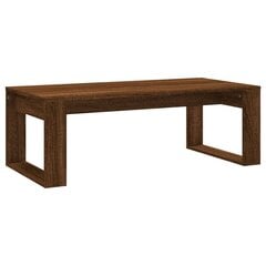 vidaXL Sohvapöytä ruskea tammi 102x50x35 cm tekninen puu hinta ja tiedot | Sohvapöydät | hobbyhall.fi