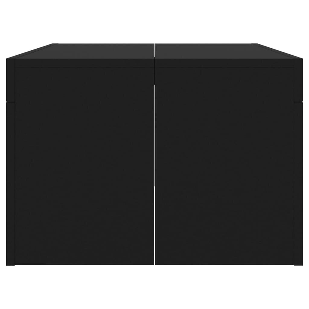 vidaXL Sohvapöytä musta 102x50x36 cm tekninen puu hinta ja tiedot | Sohvapöydät | hobbyhall.fi