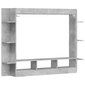 vidaXL TV-taso betoninharmaa 152x22x113 cm tekninen puu hinta ja tiedot | TV-tasot | hobbyhall.fi