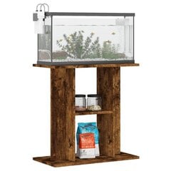 vidaXL Akvaarioteline savutammi 60x30x60 cm tekninen puu hinta ja tiedot | Akvaariotarvikkeet | hobbyhall.fi