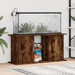 vidaXL Akvaarioteline savutammi 121x41x58 cm tekninen puu hinta ja tiedot | Akvaariotarvikkeet | hobbyhall.fi