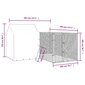 vidaXL Koiran ulkohäkki katolla hopea 6x6x2,5 m galvanoitu teräs hinta ja tiedot | Kuljetushäkit ja kuljetuslaatikot | hobbyhall.fi