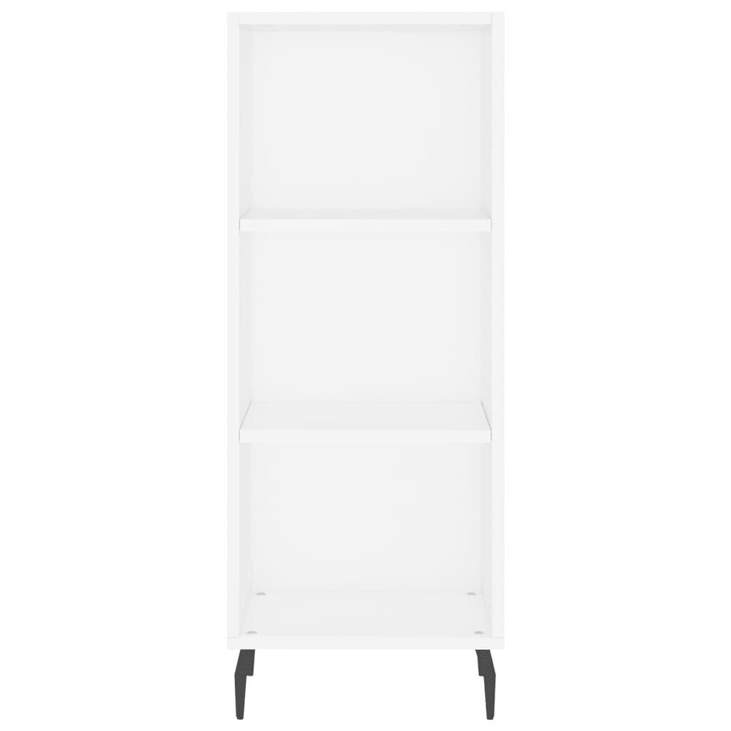 vidaXL Kaappi korkeakiilto valkoinen 34,5x32,5x180 cm tekninen puu hinta ja tiedot | Lipastot | hobbyhall.fi