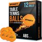 SPINSTI Professional 3 Star pöytätennispallot, 12kpl hinta ja tiedot | Pingispallot | hobbyhall.fi