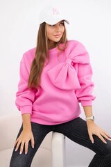 Naisten vaaleanpunainen pusero Ribbon 27781-53580-Universaali hinta ja tiedot | Naisten hupparit, collegepaidat ja villapaidat | hobbyhall.fi