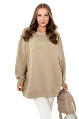 Naisten beige pusero CiaoBella 26568-53913-Universaali hinta ja tiedot | Naisten hupparit, collegepaidat ja villapaidat | hobbyhall.fi