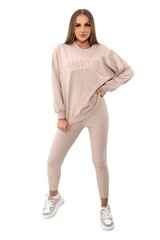 Naisten vaalean beige setti California 9451-53636-Universaali hinta ja tiedot | Naisten urheiluvaatteet | hobbyhall.fi