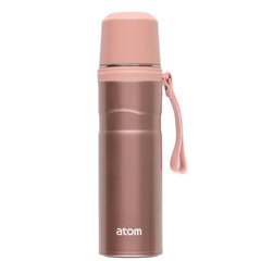 Atom termospullo kahvalla vaaleanpunainen 750 ml hinta ja tiedot | Termoskannut ja termosmukit | hobbyhall.fi