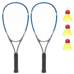 Sulkapallosetti Speedminton Atom,kaksi mailaa + 3 palloa hinta ja tiedot | Sulkapallo | hobbyhall.fi