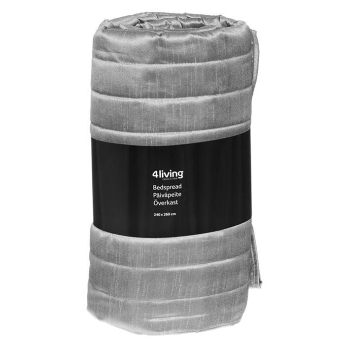 Peitto 4Living Shine 240x260 cm harmaa hinta ja tiedot | Päiväpeitot ja huovat | hobbyhall.fi