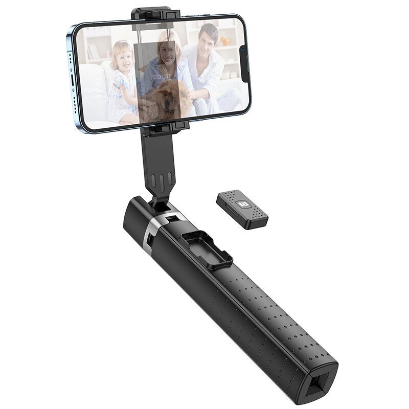 Selfie-tikku Hoco K18 Wave kolmijalkatoiminnolla musta hinta ja tiedot | Selfie-tikut ja -telineet | hobbyhall.fi