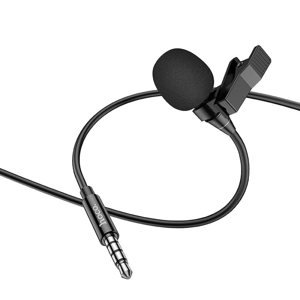 Langallinen Mikrofoni Hoco L14 3.5 mm musta hinta ja tiedot | Mikrofonit | hobbyhall.fi