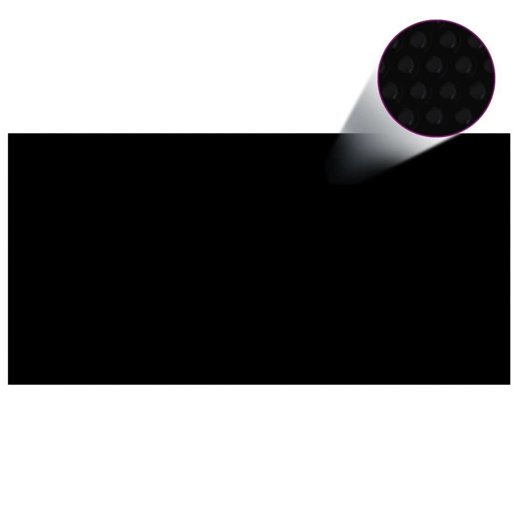 vidaXL Uima-altaan suoja musta 975x488 cm PE hinta ja tiedot | Uima-allastarvikkeet | hobbyhall.fi
