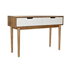 Sivupöytä DKD Home Decor Kuusi Ruskea Valkoinen Moderni (112 x 38 x 75 cm) hinta ja tiedot | Sivupöydät | hobbyhall.fi