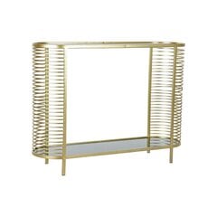 Sivupöytä DKD Home Decor Kristalli Kullattu Metalli Moderni (106,5 x 31 x 79,5 cm) hinta ja tiedot | Sivupöydät | hobbyhall.fi