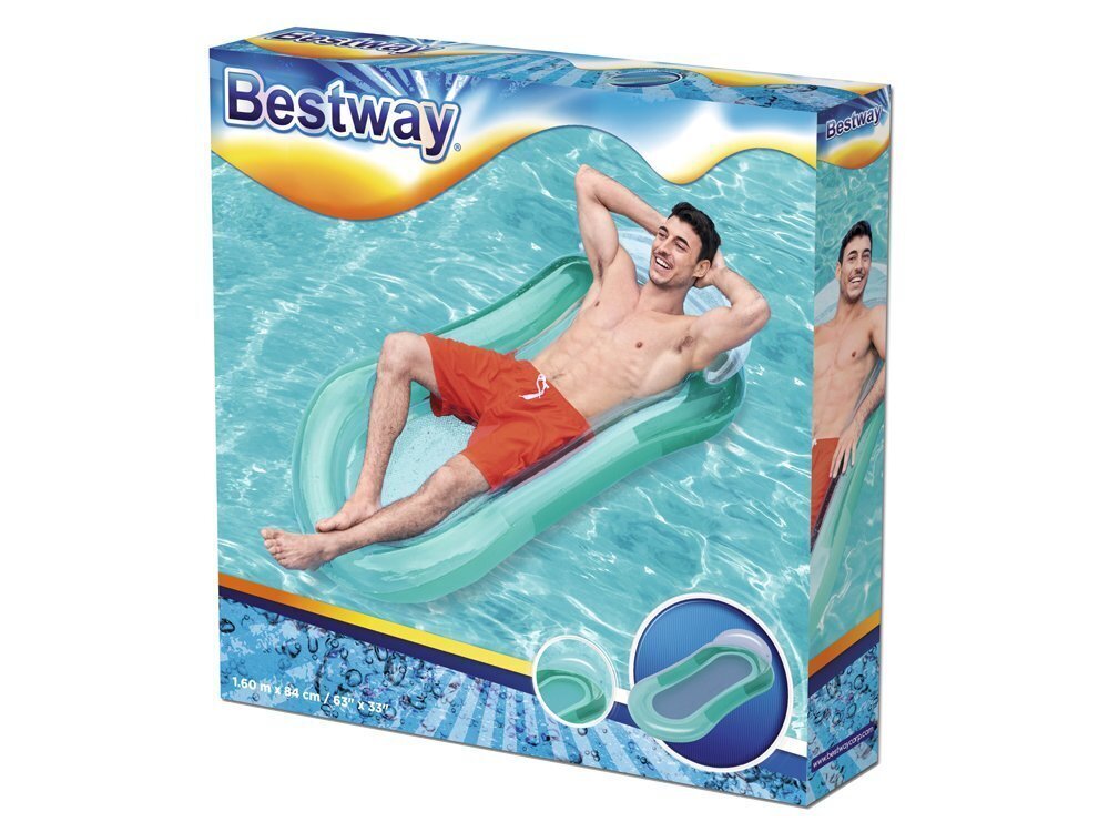 Puhallettava patja Bestway "Aqua", 160x84, vihreä hinta ja tiedot | Puhallettavat vesilelut ja uima-asusteet | hobbyhall.fi