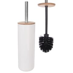 WC-harja säiliöllä, valkoinen/bambu hinta ja tiedot | Kylpyhuoneen sisustus | hobbyhall.fi