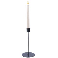 metallinen kynttilänjalka 20 cm, musta hinta ja tiedot | Kynttilät ja kynttilänjalat | hobbyhall.fi