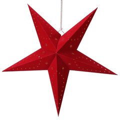 Joulutähti, punainen, 60 cm hinta ja tiedot | Joulukoristeet | hobbyhall.fi