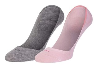 Calvin Klein Naisten sukat 2 paria, harmaa/vaaleanpunainen 701218767 003 44529 hinta ja tiedot | Naisten sukat | hobbyhall.fi