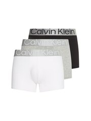 Calvin Klein TRUNK alushousut miehille, 3 paria, valkoinen/harmaa/musta 000NB3130A MPI 45084 XXL hinta ja tiedot | Calvin Klein Underwear Muoti | hobbyhall.fi