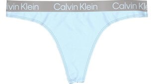 Calvin Klein THONG Naisten stringit, 1 pari, sininen 000QD3539E CYS 45167 L hinta ja tiedot | Naisten alushousut | hobbyhall.fi