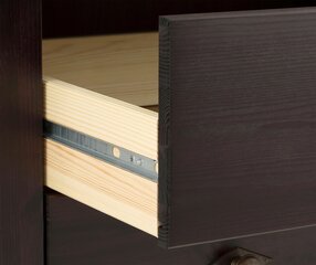 Sohvapöytä Lando 1D, tummanruskea hinta ja tiedot | Sohvapöydät | hobbyhall.fi
