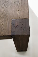 Ruokapöytä MC Akcent Leeds, 260 x 100 cm, tummanruskea hinta ja tiedot | Ruokapöydät | hobbyhall.fi