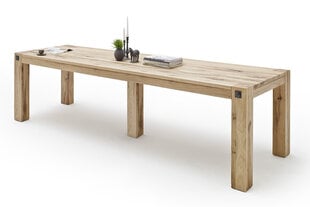 Ruokapöytä MC Akcent Leeds, 300 x 120 cm, vaaleanruskea hinta ja tiedot | Ruokapöydät | hobbyhall.fi