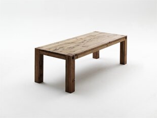 Ruokapöytä MC Akcent Leeds, 260 x 100 cm, ruskea hinta ja tiedot | Ruokapöydät | hobbyhall.fi