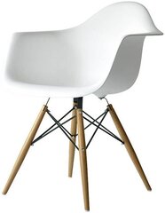 Ruokailutuoli DHP Mid Century Modern, valkoinen hinta ja tiedot | DHP Huonekalut ja sisustus | hobbyhall.fi