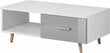 Hakano COFFETABLE/VIV/DELIA/WHITE+GREY/110X40 hinta ja tiedot | Sohvapöydät | hobbyhall.fi