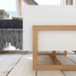 Hakano COFFETABLE/VIV/VERNUM/WHITE/119,2X41,3 hinta ja tiedot | Sohvapöydät | hobbyhall.fi