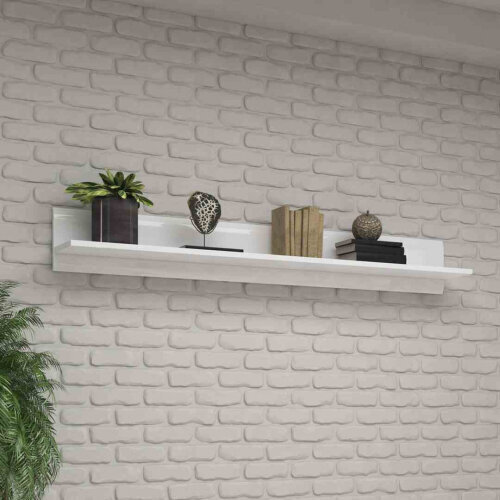 Hakano FURNITURE/SHELF/HEL/INTERMEZZO/WHITE/160 hinta ja tiedot | Hyllyt | hobbyhall.fi