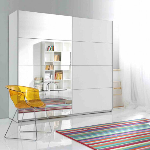 Hakano FURNITURE/WARDROBE/HEL/SONATA/WHITE/180 hinta ja tiedot | Kaapit | hobbyhall.fi