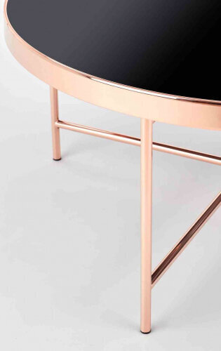 Halmar COFFETABLE/HL/ALBINA/COOPER+BLACK hinta ja tiedot | Sohvapöydät | hobbyhall.fi